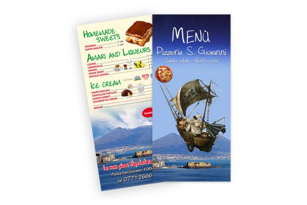 pizzeria menu formia eligrafica