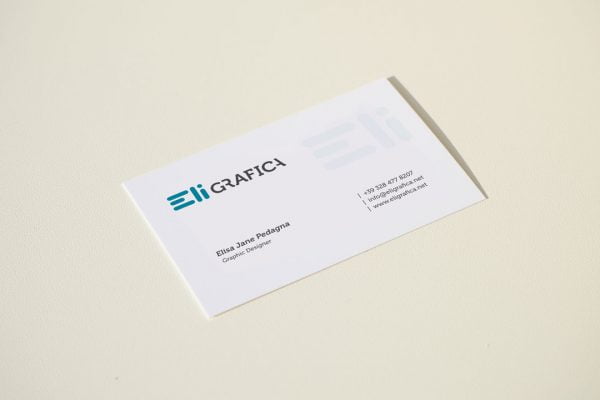 biglietto da visita eligrafica