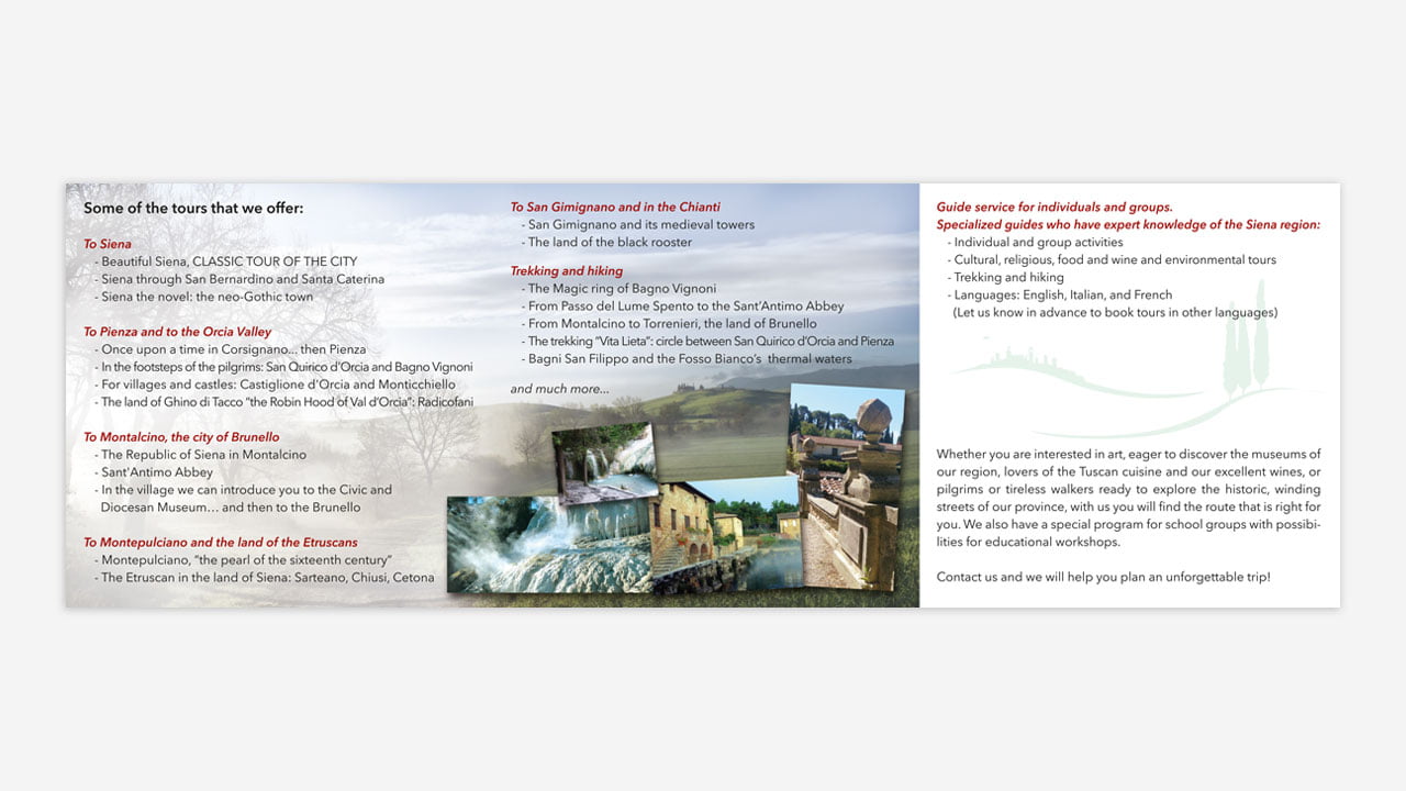 val d orcia tour brochure eligrafica 2