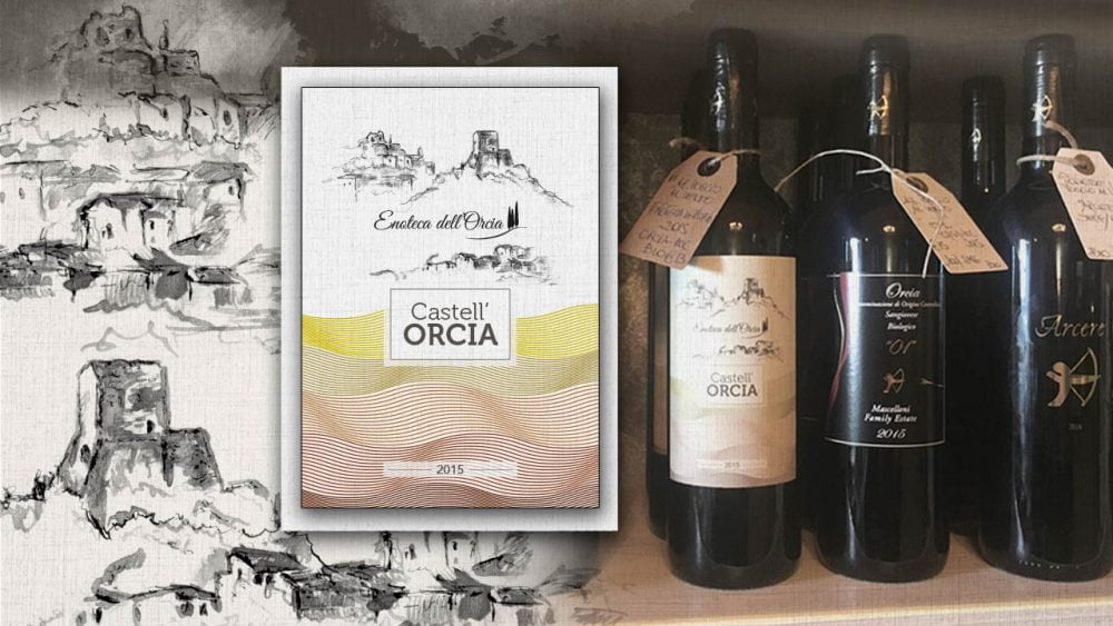 etichetta vino castell'orcia eligrafica formia