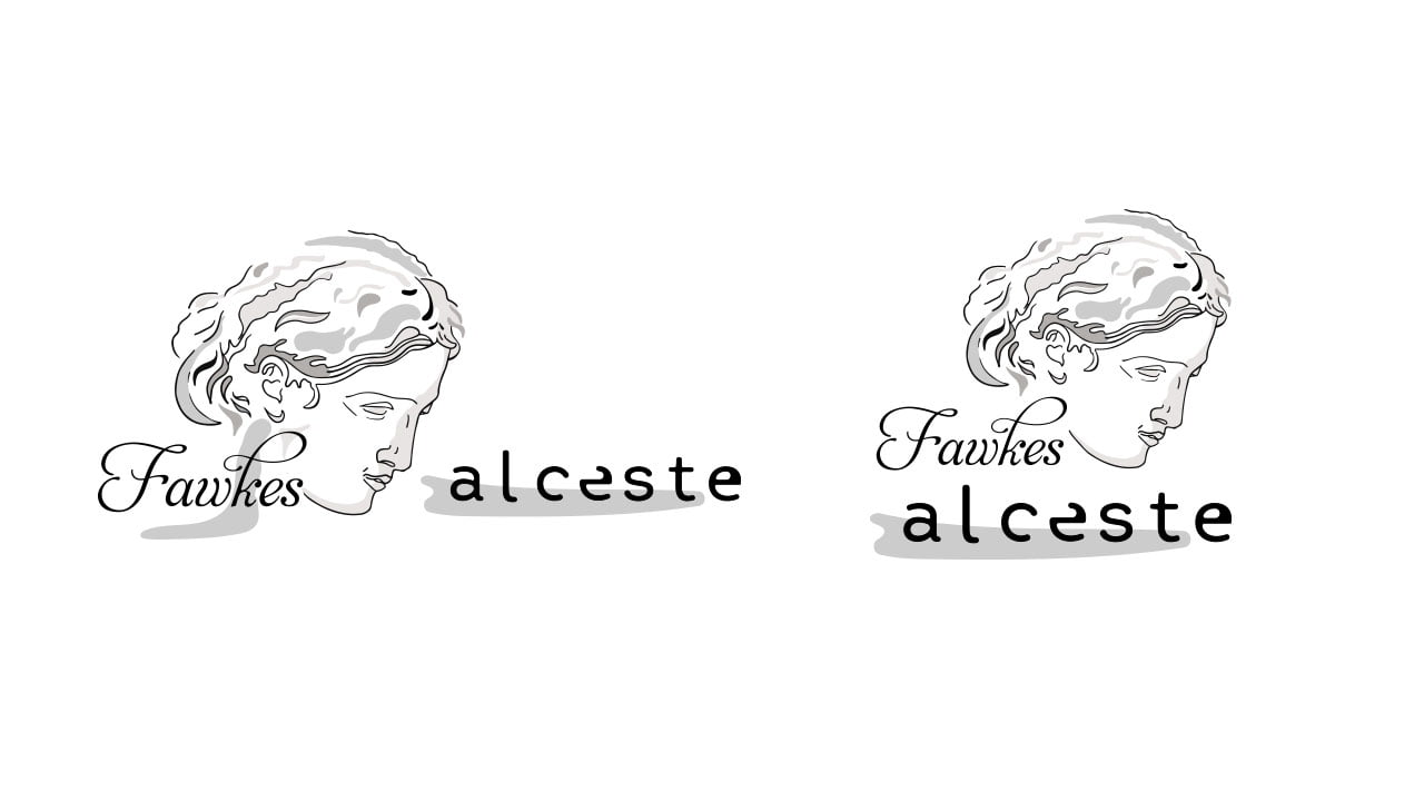 creazione logo collana fawkes alceste eligrafica formia