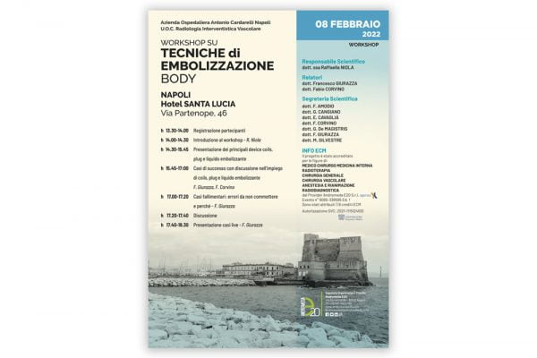 tecniche di embolizzazione evento eligrafica