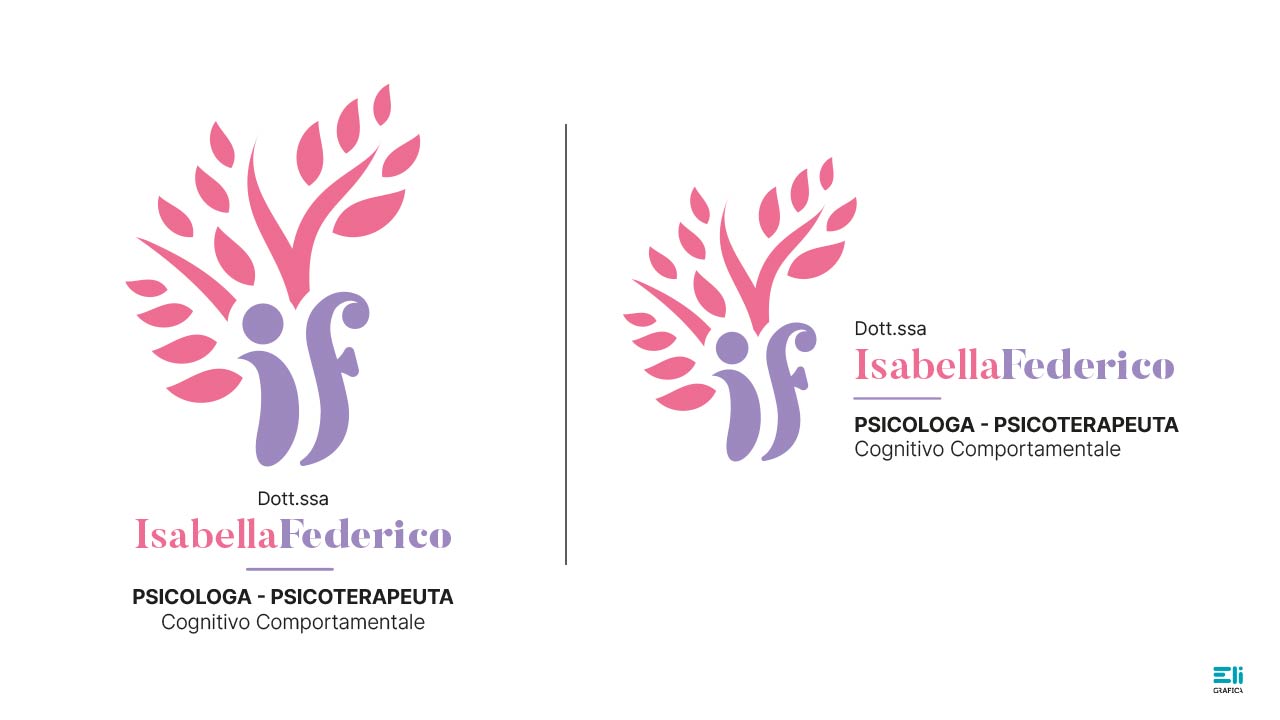 isabella federico realizzazione logo eligrafica