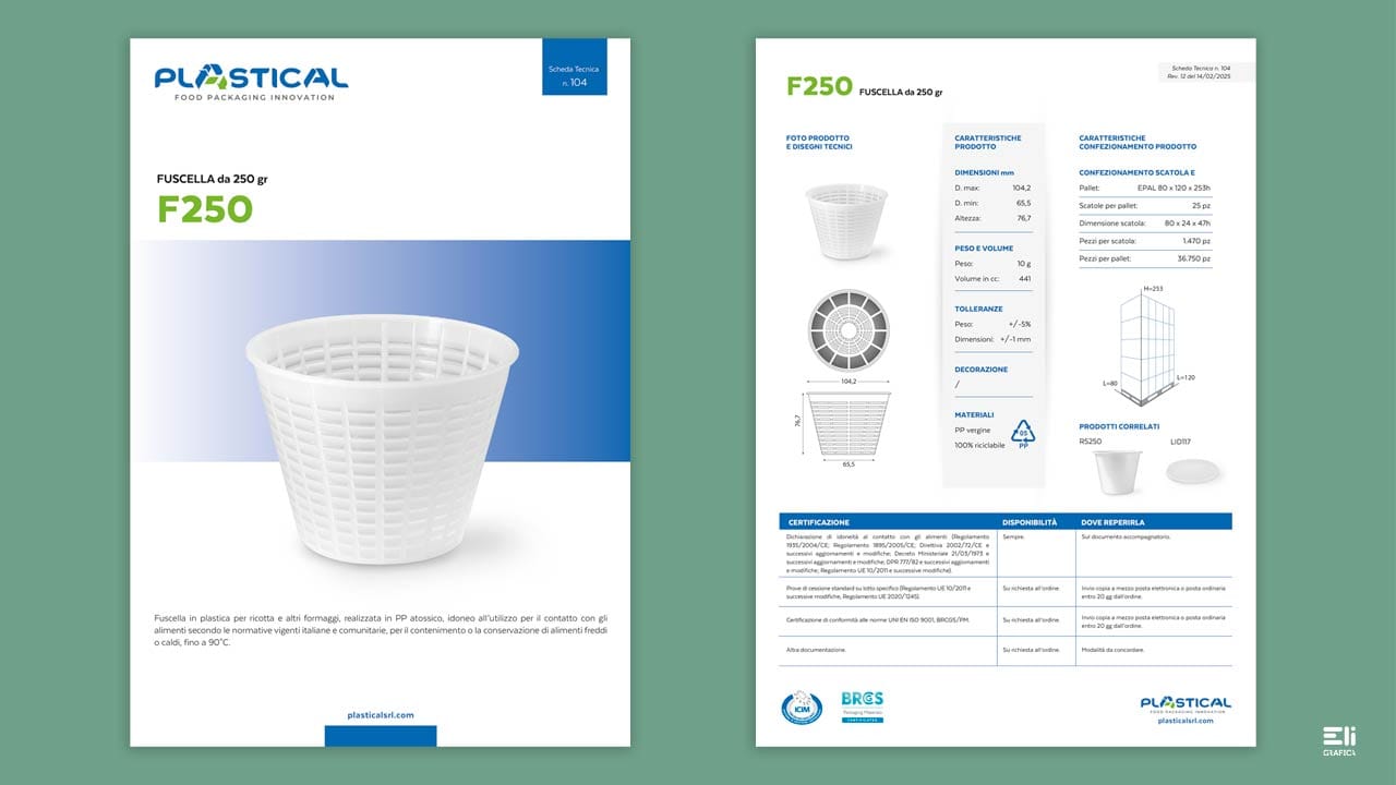plastical schede tecniche eligrafica