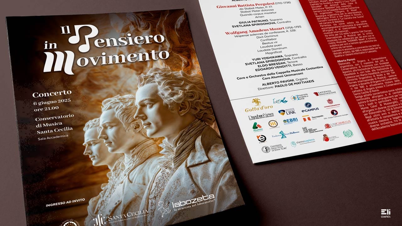 il pensiero in movimento programma santa cecilia eligrafica