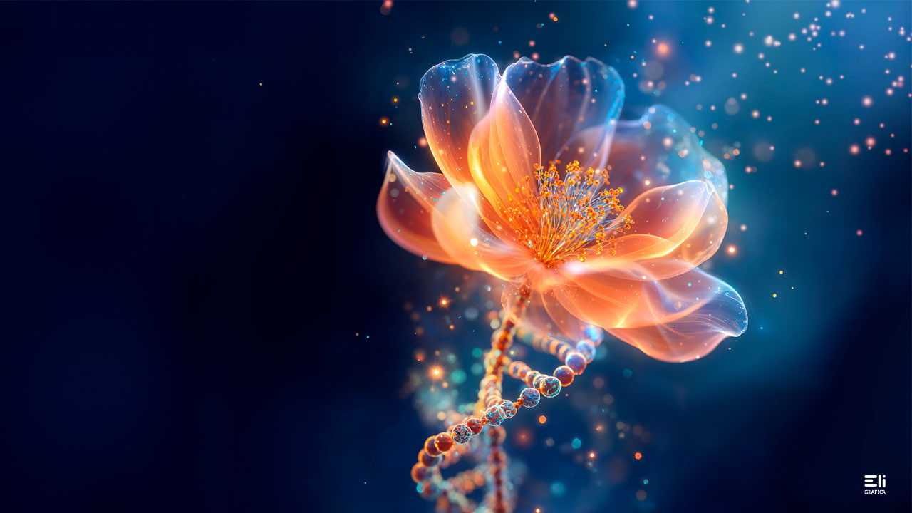 traslazionale fiore dna eligrafica