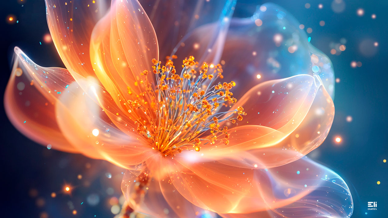 traslazionale fiore eligrafica